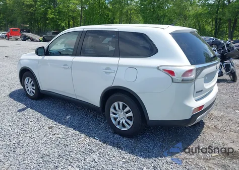 2015 Mitsubishi Outlander Es from USA, damaged, VIN JA4AD2A31FZ008264